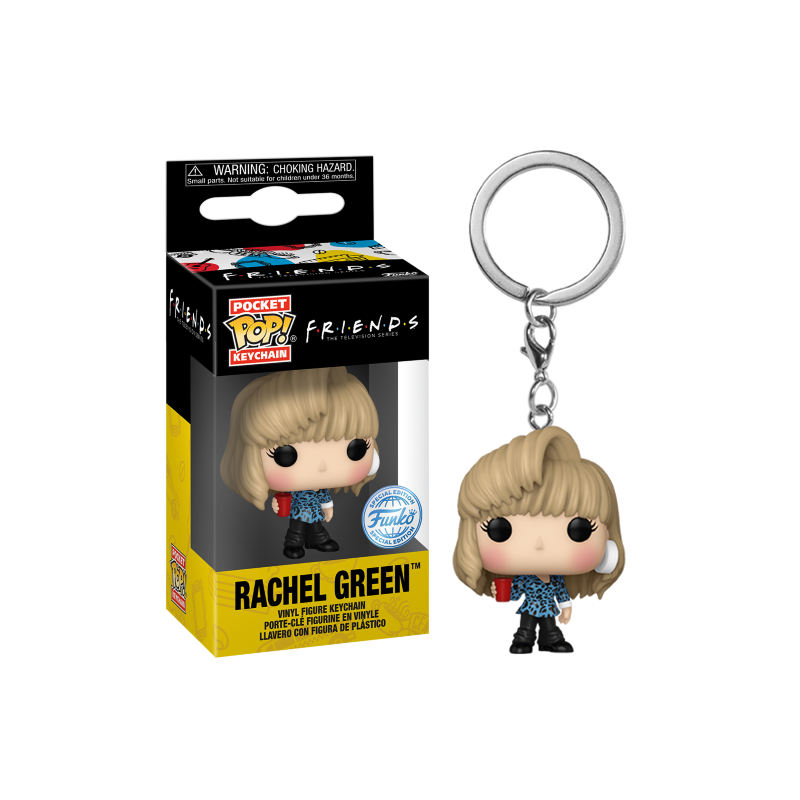 FRIENDS - Pocket Pop Keychains - 80's Hair Rachel FRIENDS - Pocket Pop Keychains - 80's Hair Rachel