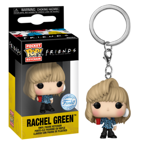 FRIENDS - Pocket Pop Keychains - 80's Hair Rachel