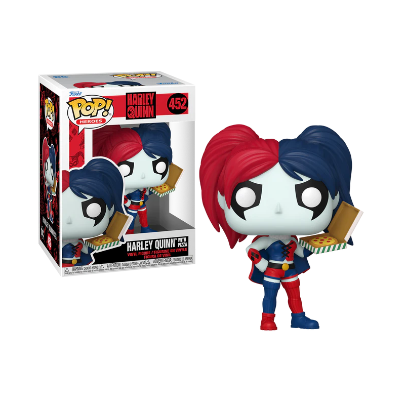 DC COMICS - POP N° 452 - Harley avec pizza DC COMICS - POP N° 452 - Harley avec pizza