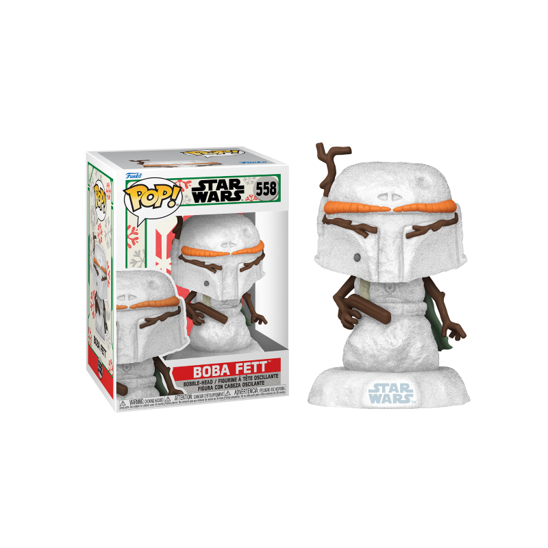 STAR WARS HOLIDAY - POP N° 558 - Boba Fett STAR WARS HOLIDAY - POP N° 558 - Boba Fett