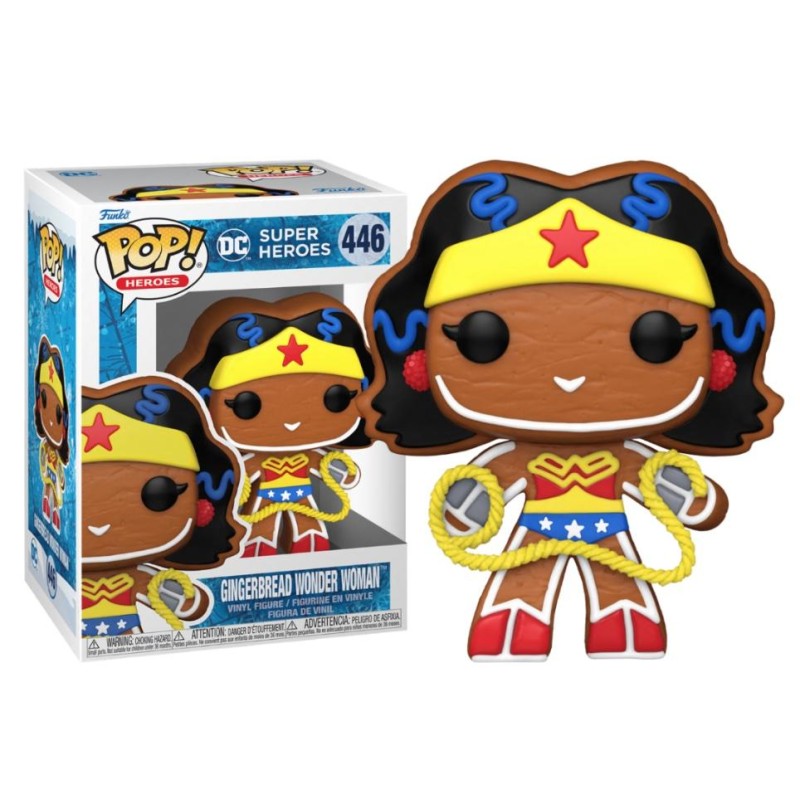 DC COMICS HOLIDAY - POP N° 446 - Gingerbread Wonder Woman DC COMICS HOLIDAY - POP N° 446 - Gingerbread Wonder Woman