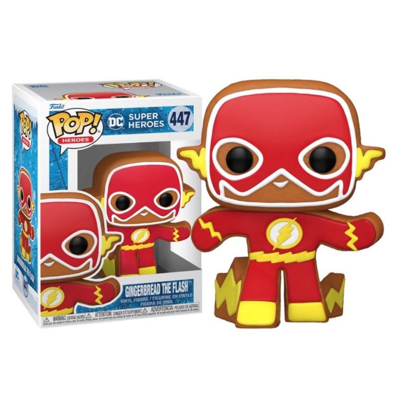 DC COMICS HOLIDAY - POP N° 447 - Gingerbread Flash DC COMICS HOLIDAY - POP N° 447 - Gingerbread Flash