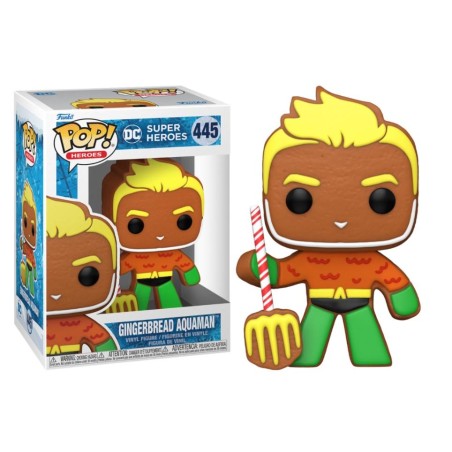 DC COMICS HOLIDAY - POP NÂ° 445 - Gingerbread Aquaman