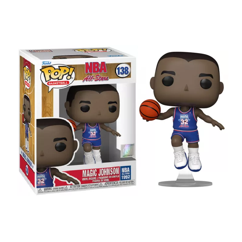 NBA Legends - POP N° 138 - Magic Johnson (Blue All star uni 1991) NBA Legends - POP N° 138 - Magic Johnson (Blue All star uni 1991)
