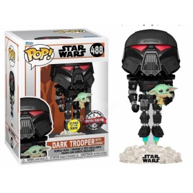 STAR WARS - POP NÂ° 488 - Dark Trooper w/Grogu SP.EDIT.