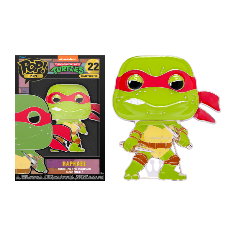 TEENAGE MUTANT NINJA TURTLES - Pop Large Enamel Pin N° 22 - Raphael TEENAGE MUTANT NINJA TURTLES - Pop Large Enamel Pin N° 22 - Raphael