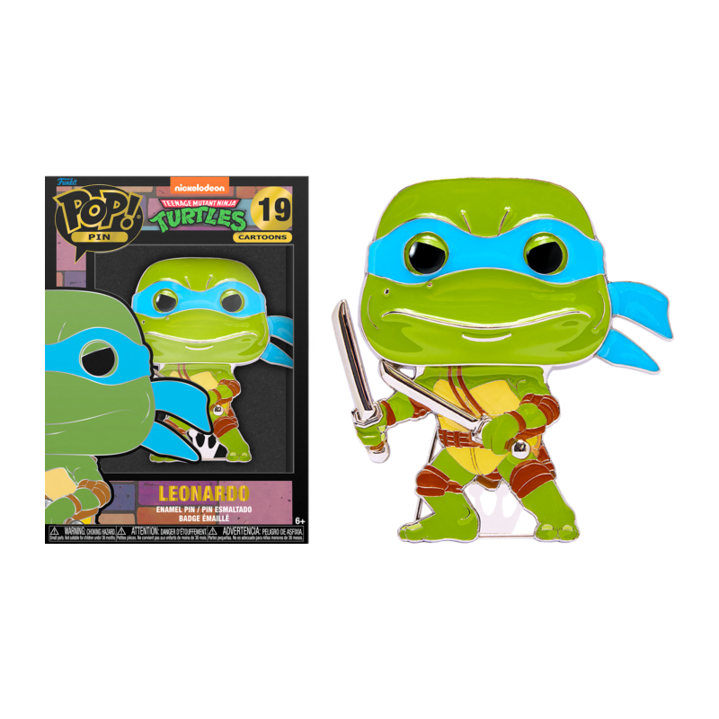 TEENAGE MUTANT NINJA TURTLES - Pop Large Enamel Pin N° 19 - Leonardo TEENAGE MUTANT NINJA TURTLES - Pop Large Enamel Pin N° 19 - Leonardo