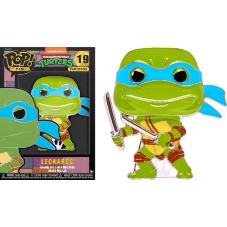 TEENAGE MUTANT NINJA TURTLES - Pop Large Enamel Pin NÂ° 19 - Leonardo