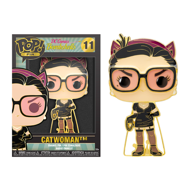 DC COMICS - Pop Large Enamel Pin N° 11 - Catwoman DC COMICS - Pop Large Enamel Pin N° 11 - Catwoman