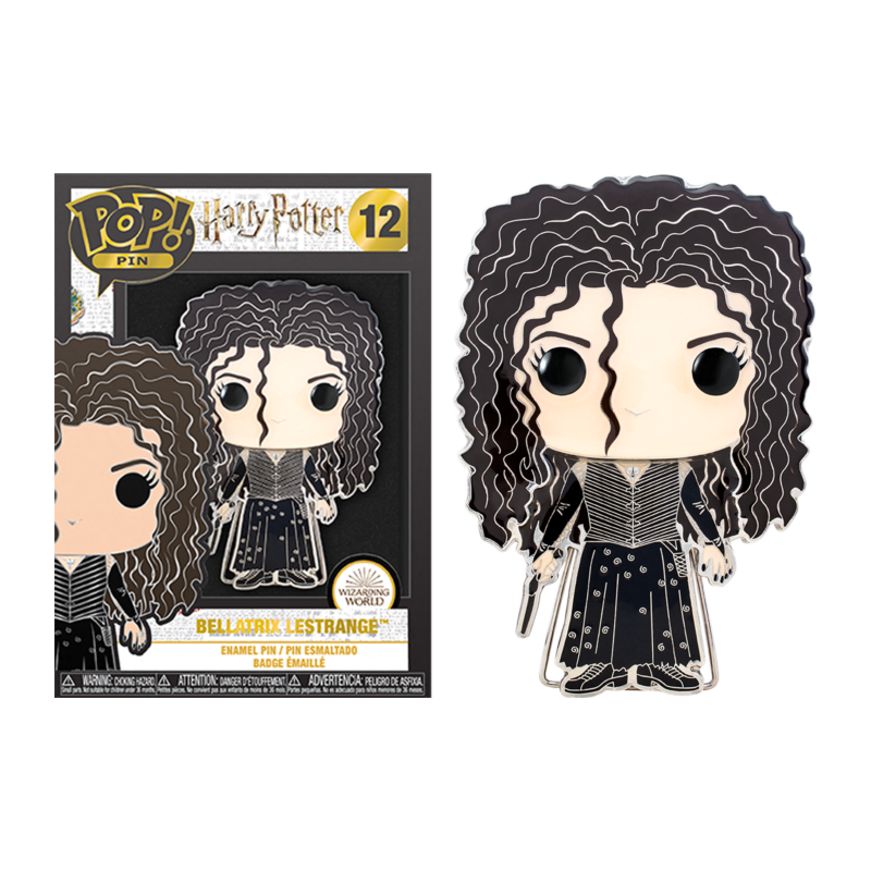 HARRY POTTER - Pop Large Enamel Pin N° 12 - Bellatrix Lestrange HARRY POTTER - Pop Large Enamel Pin N° 12 - Bellatrix Lestrange