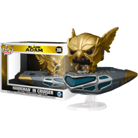 BLACK ADAM POP Ride Super DLX NÂ° 286 - Black Adam - Hawkman in Cruiser