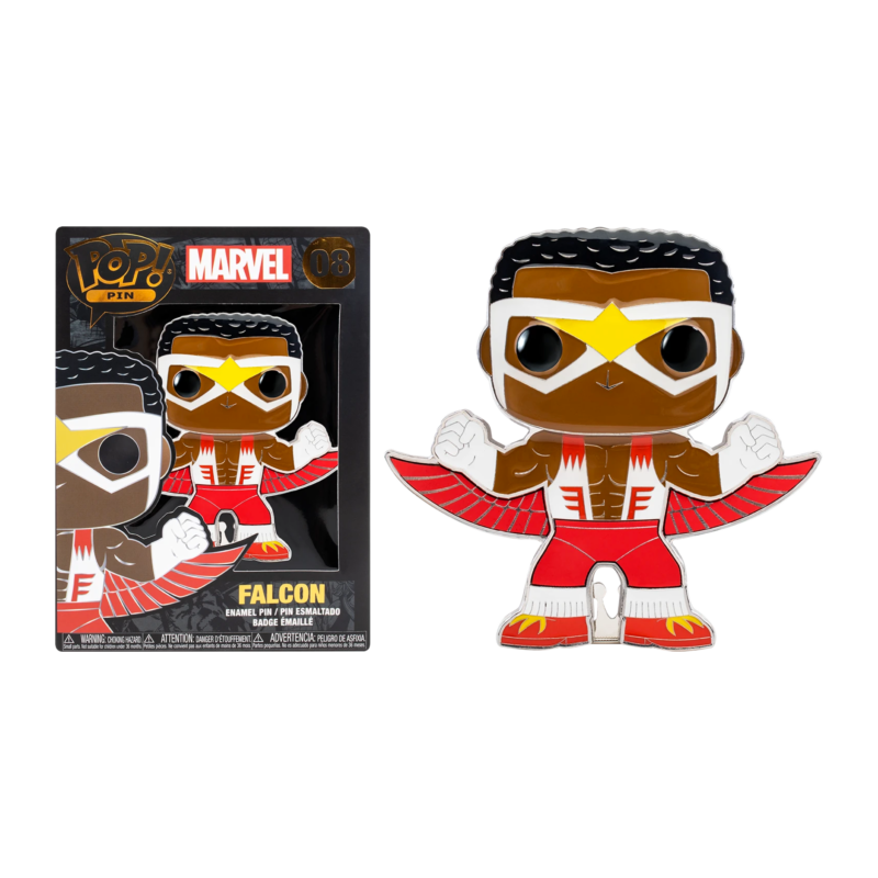 MARVEL - Pop Large Enamel Pin N° 08 - Falcon MARVEL - Pop Large Enamel Pin N° 08 - Falcon