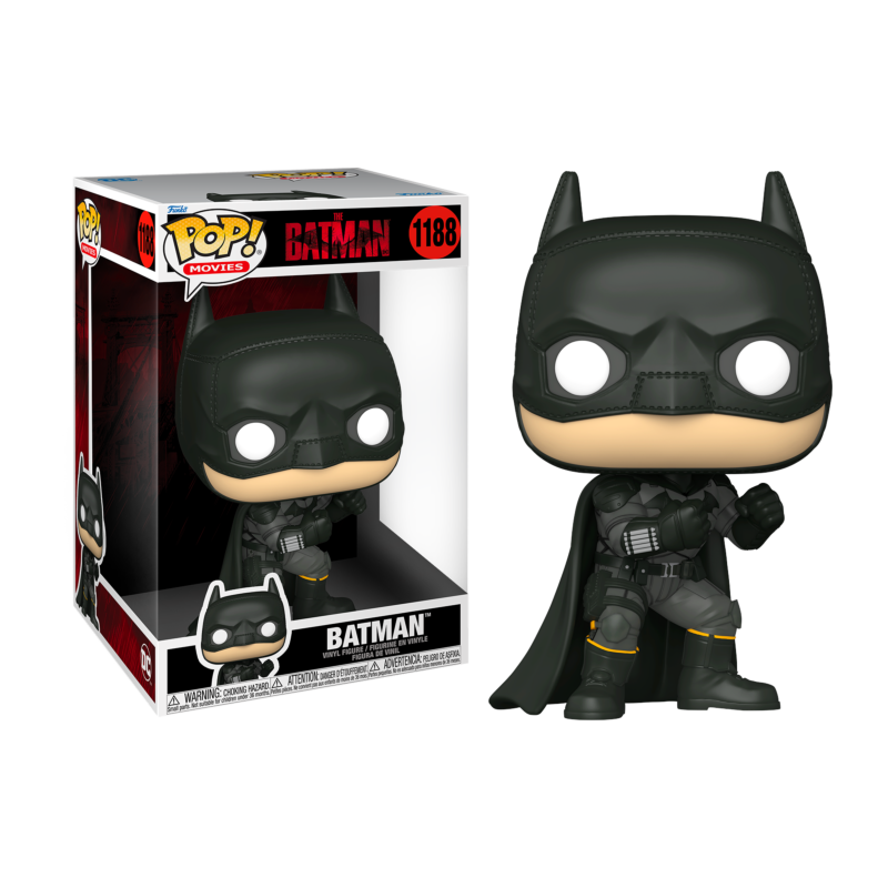 DC COMICS - POP JUMBO 10" N° 1188 - Batman 2022 - Batman DC COMICS - POP JUMBO 10" N° 1188 - Batman 2022 - Batman