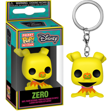 NIGHTMARE BEFORE CHRISTMAS - Pocket Pop Keychains - Blacklight Zero