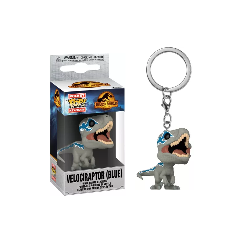 JURASSIC WORLD DOMINION - Pocket Pop Keychains - Blue JURASSIC WORLD DOMINION - Pocket Pop Keychains - Blue