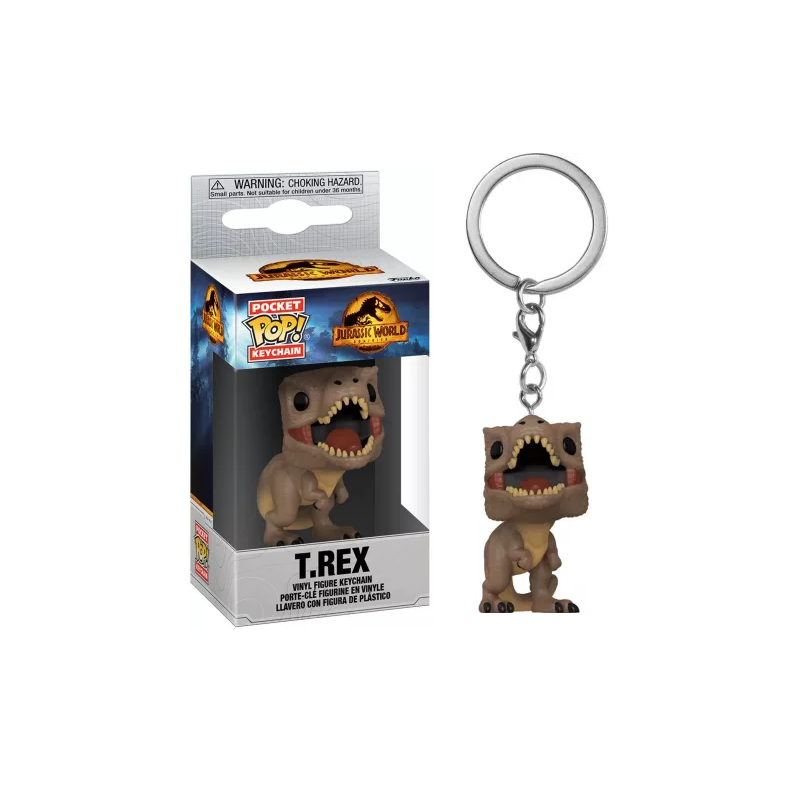 JURASSIC WORLD DOMINION - Pocket Pop Keychains - T-Rex JURASSIC WORLD DOMINION - Pocket Pop Keychains - T-Rex