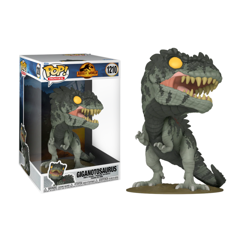 JURASSIC WORLD DOMINION - POP JUMBO 10" N° 1210 - Giganotosaurus JURASSIC WORLD DOMINION - POP JUMBO 10" N° 1210 - Giganotosaurus