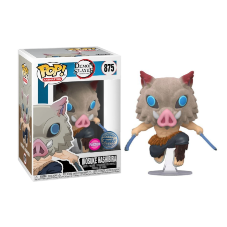 DEMON SLAYER - Pop NÂ° 875 - Inosuke Hashibira Flocked SE