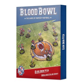 BLOOD BOWL ELVEN UNION PITCH & DUGOUTS