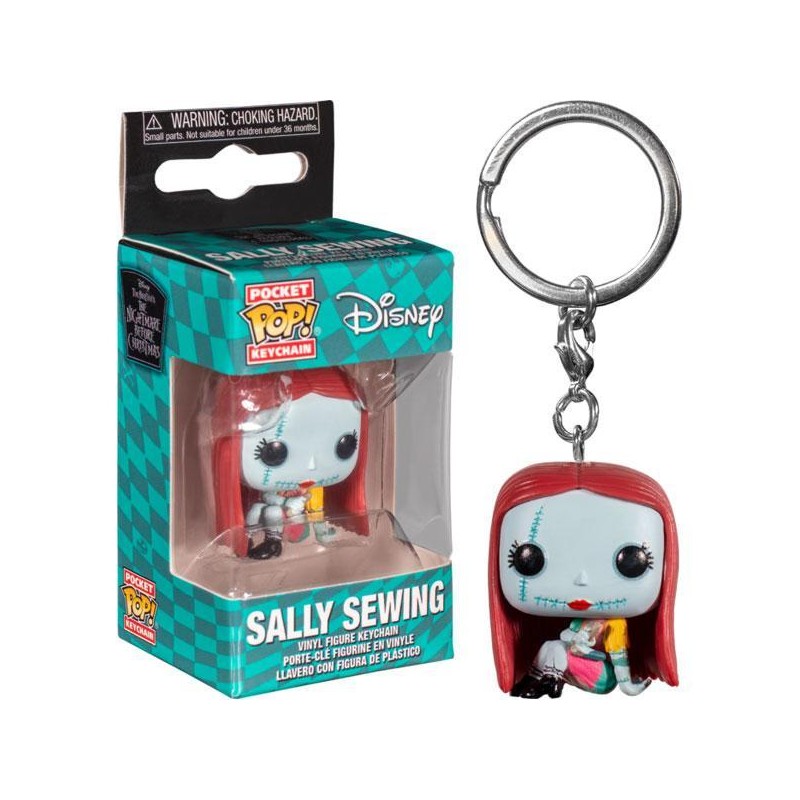 NIGHTMARE BEFORE CHRISTMAS - Pocket Pop Keychains - Sally Sewing NIGHTMARE BEFORE CHRISTMAS - Pocket Pop Keychains - Sally Sewing