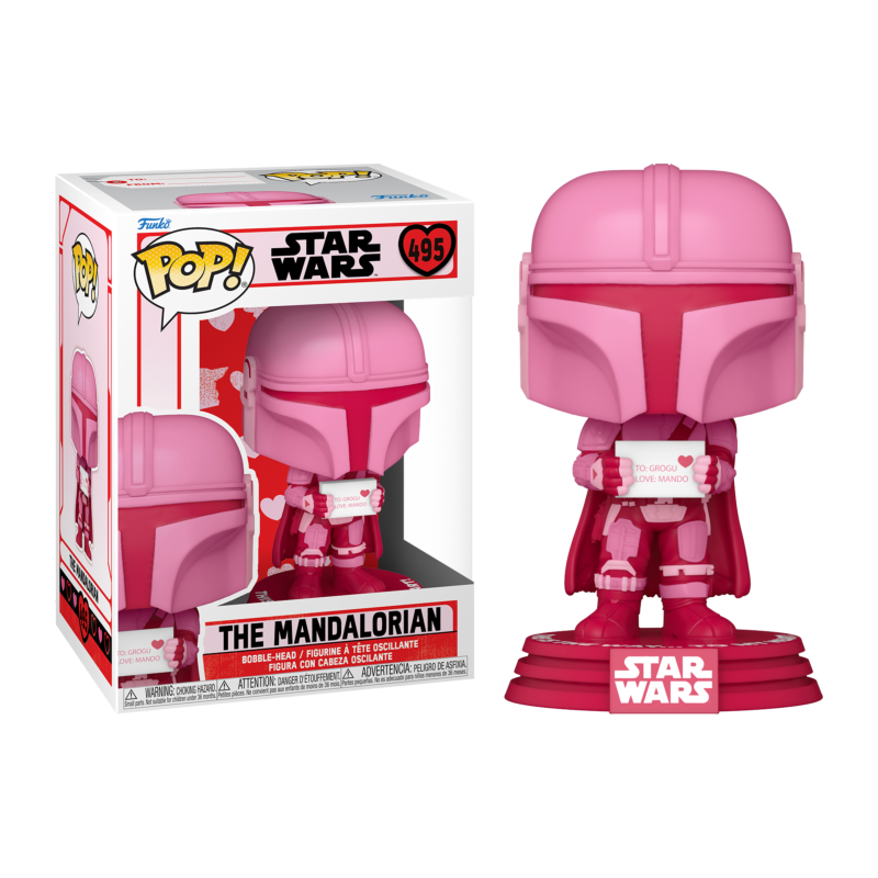 STAR WARS - POP N° 495 - Valentines - Mandalorian STAR WARS - POP N° 495 - Valentines - Mandalorian