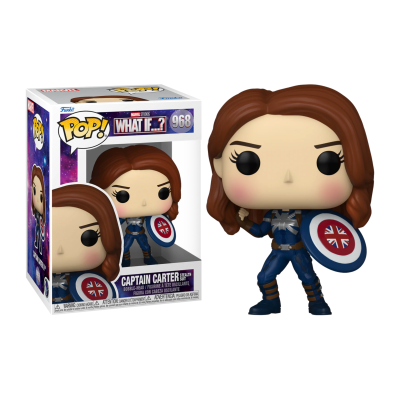 MARVEL WHAT IF - POP N° 968 - Captain Carter (Stealth) MARVEL WHAT IF - POP N° 968 - Captain Carter (Stealth)