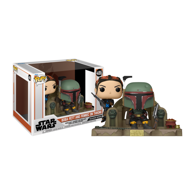 MANDALORIAN - POP MOMENT N° 486 - Boba Fett & Fennec Shand MANDALORIAN - POP MOMENT N° 486 - Boba Fett & Fennec Shand