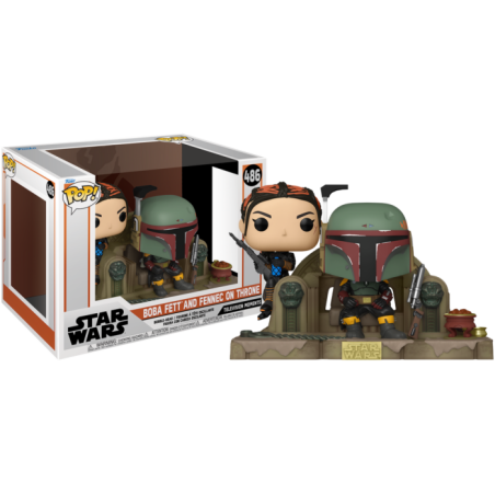 MANDALORIAN - POP MOMENT NÂ° 486 - Boba Fett & Fennec Shand
