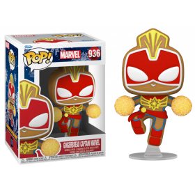 MARVEL - POP NÂ° 936 - Gingerbread Captain Marvel