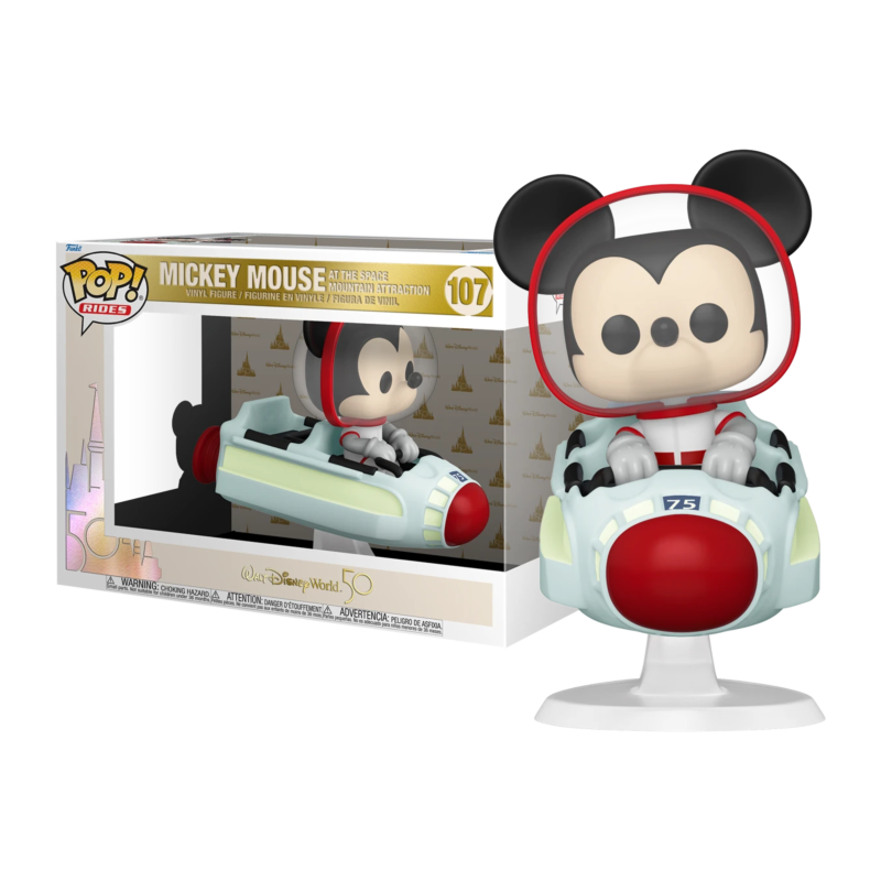 DISNEY - Pop Ride Super DLX N° 107 - 50th Ann. - Mickey Space Mountain DISNEY - Pop Ride Super DLX N° 107 - 50th Ann. - Mickey Space Mountain