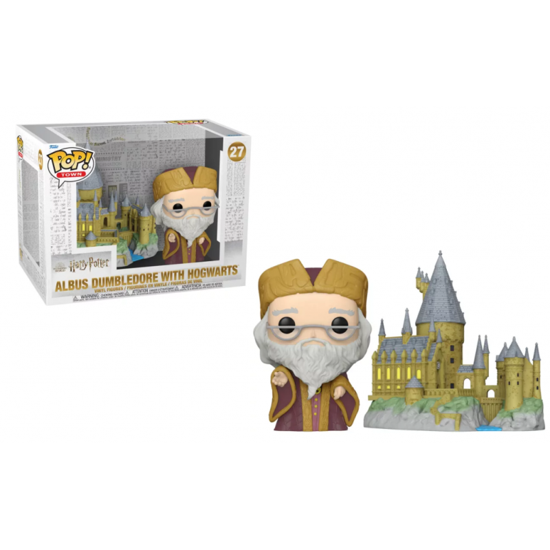 HARRY POTTER Anniversary - POP TOWN N° 27 - Dumbledore w/ Hogwarts HARRY POTTER Anniversary - POP TOWN N° 27 - Dumbledore w/ Hogwarts