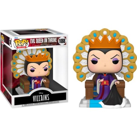 DISNEY Villains  - POP Deluxe NÂ° 1088 - Evil Queen on Throne