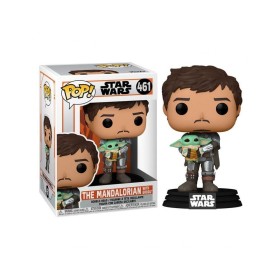 THE MANDALORIAN - POP NÂ° 461 - Mando Holding Child