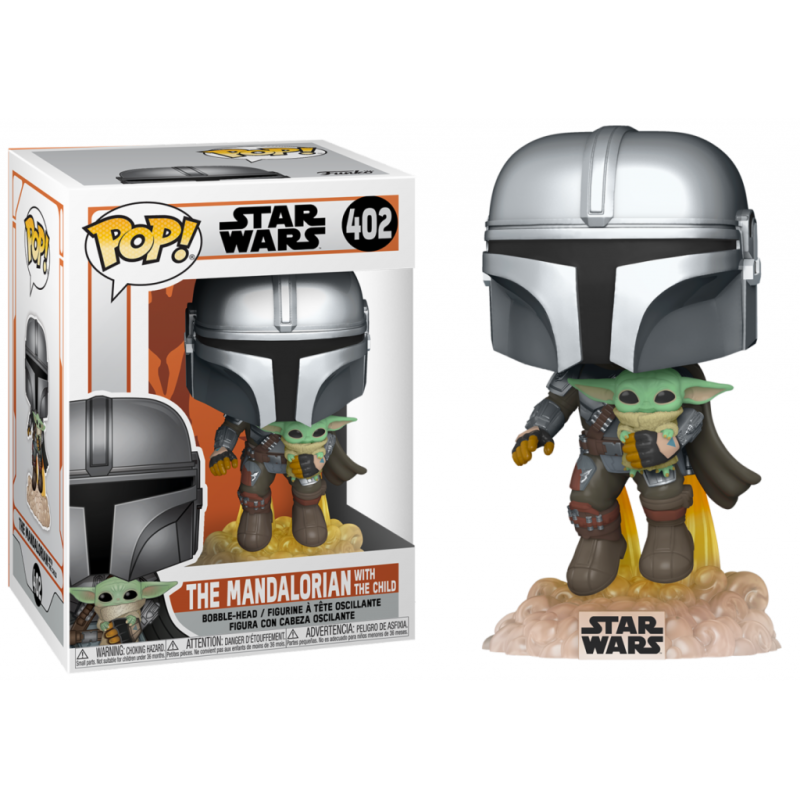 THE MANDALORIAN - POP N° 402 - Mando Flying w/ Jet Pack THE MANDALORIAN - POP N° 402 - Mando Flying w/ Jet Pack