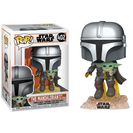 THE MANDALORIAN - POP NÂ° 402 - Mando Flying w/ Jet Pack
