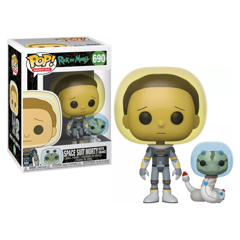 RICK & MORTY - POP N° 690 - Space Suit Morty w/Snake RICK & MORTY - POP N° 690 - Space Suit Morty w/Snake