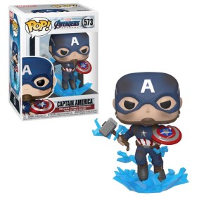 MARVEL - POP NÂ° 573 - Endgame - Captain America & Mjolnir