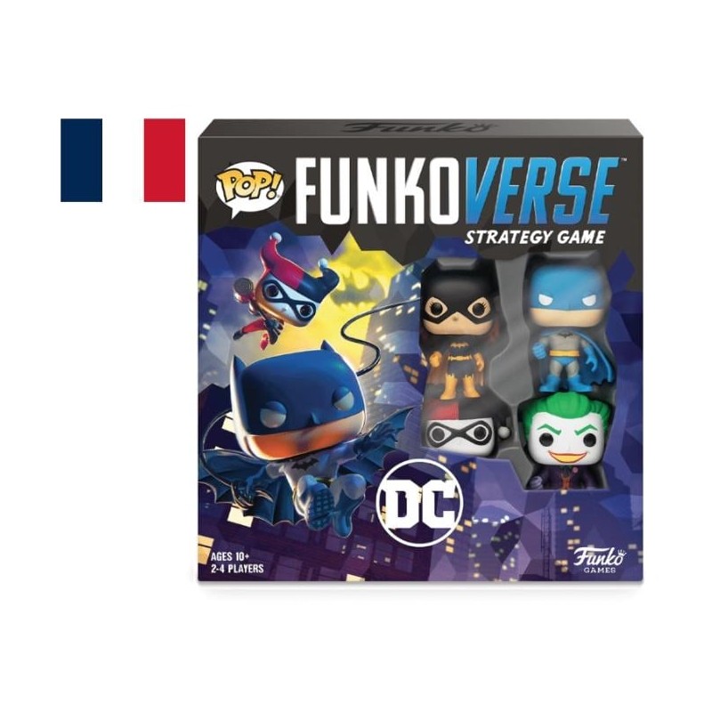 DC COMICS - Funkoverse 100 4-Pack - Jeu de Base FR DC COMICS - Funkoverse 100 4-Pack - Jeu de Base FR