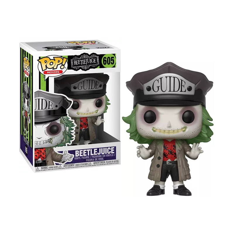 BEETLEJUICE - POP N° 605 - Beetlejuice with Guide Hat BEETLEJUICE - POP N° 605 - Beetlejuice with Guide Hat