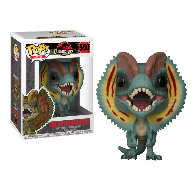 JURASSIC PARK - POP N° 550 - Dilophosaurus JURASSIC PARK - POP N° 550 - Dilophosaurus