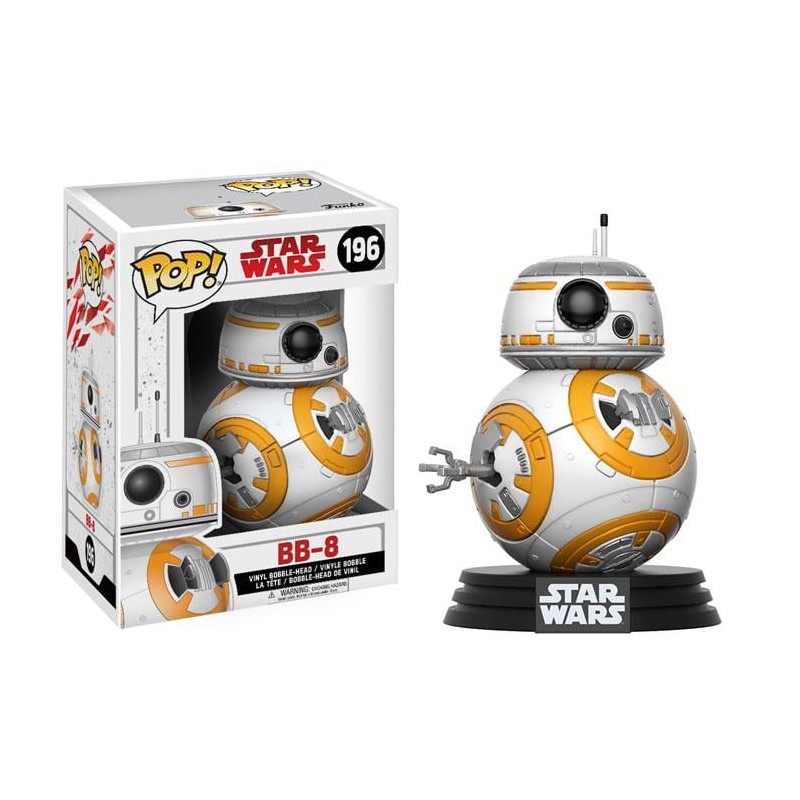 STAR WARS 8 The Last Jedi - POP N° 196 - BB-8 STAR WARS 8 The Last Jedi - POP N° 196 - BB-8