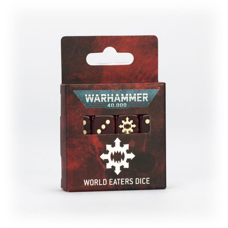 WARHAMMER 40000: WORLD EATERS DICE WARHAMMER 40000: WORLD EATERS DICE