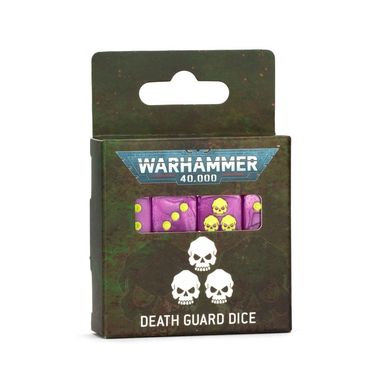 WARHAMMER 40000: DEATH GUARD DICE SET WARHAMMER 40000: DEATH GUARD DICE SET