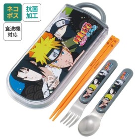 NARUTO - Equipe 7 - Set baguettes cuillère et fourchette