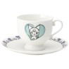 HELLO KITTY - Kuromi - Tasse et sous-tasse "Bone China" 240ml