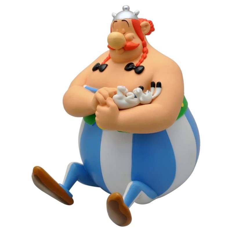 ASTERIX & OBELIX - Obélix assis avec Idéfix - Tirelire PVC 17cm ASTERIX & OBELIX - Obélix assis avec Idéfix - Tirelire PVC 17cm