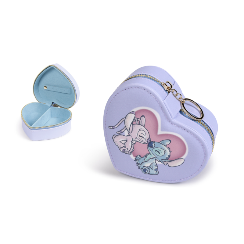 STITCH & ANGEL - Boîte à Bijoux Coeur avec Tirette STITCH & ANGEL - Boîte à Bijoux Coeur avec Tirette