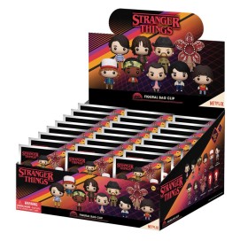 STRANGER THINGS - Series 1 - 3D Foam Bag Clip (Display 24 Pcs)