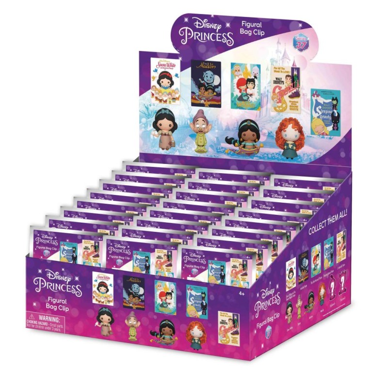 DISNEY PRINCESS - Series 37 - 3D Foam Bag Clip (Display 24 Pcs) DISNEY PRINCESS - Series 37 - 3D Foam Bag Clip (Display 24 Pcs)