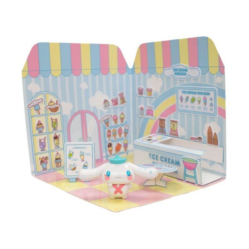 HELLO KITTY - Cinnamoroll 6cm Sticker House Ice Cream Parlour HELLO KITTY - Cinnamoroll 6cm Sticker House Ice Cream Parlour